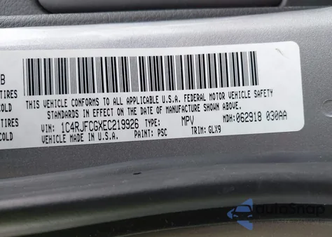 2014 Jeep Grand Cherokee Overland z USA, uszkodzony, nr VIN 1C4RJFCGXEC219926